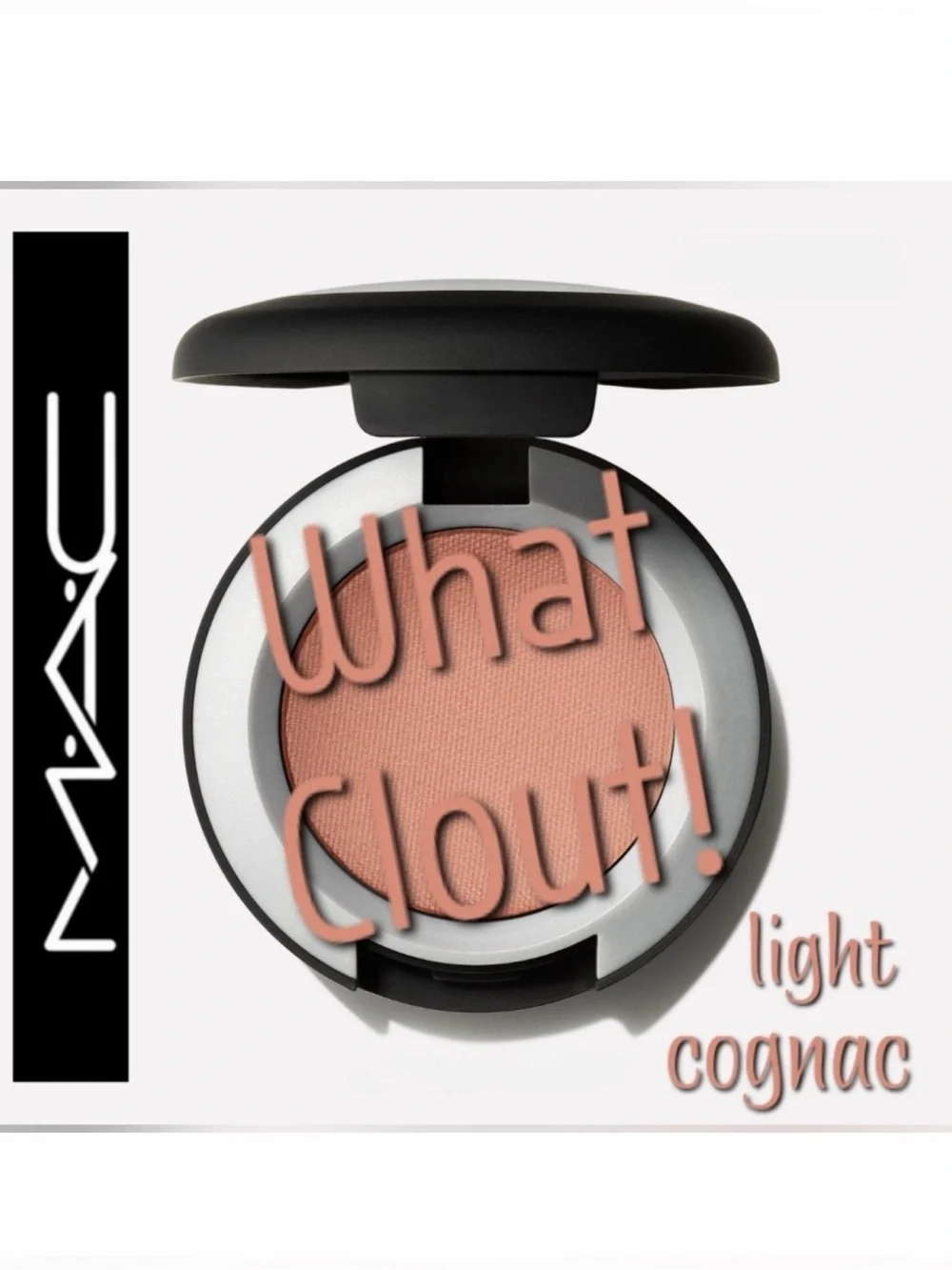 Mac Powderkiss Eyeshadow What Clout! Light Cognac Brand New in Box Authentic